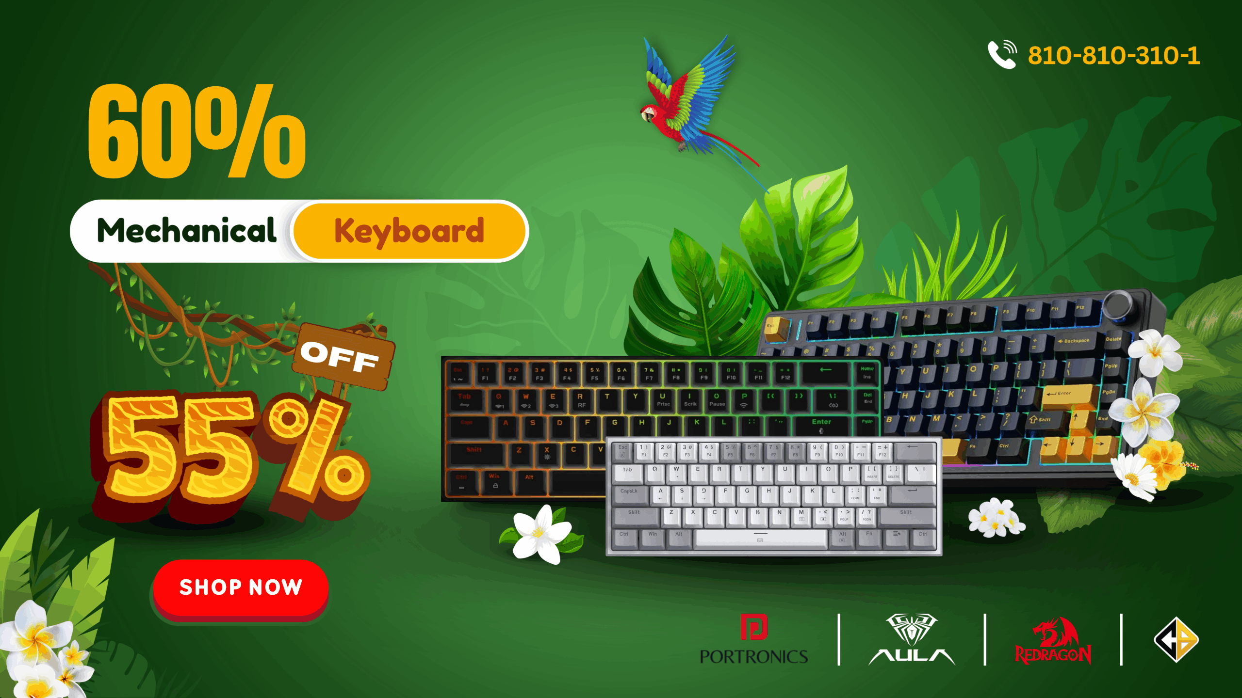 mini keyboard-banners-greenapplecompunet-original