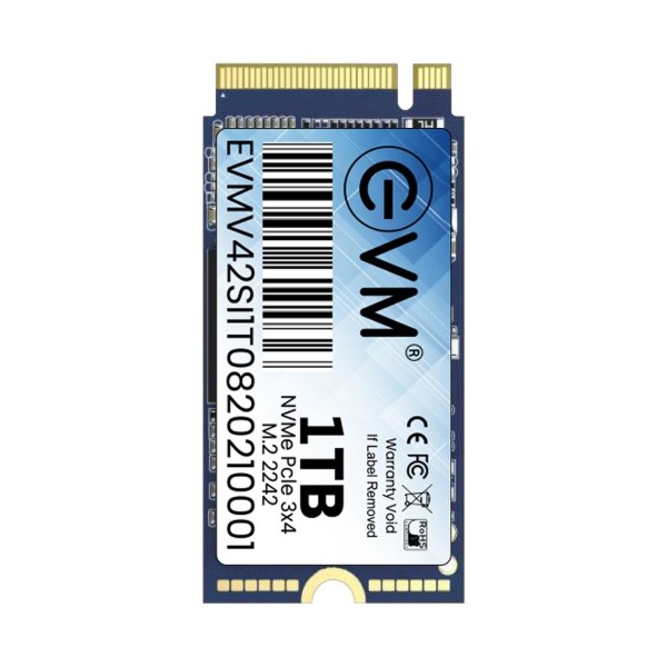 EVM 1TB M.2 NVME 2242 SSD - Green Apple Compunet