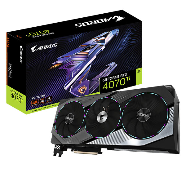 AORUS GeForce RTX™ 4070 Ti ELITE 12G Graphic Card - Green Apple Compunet