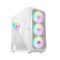 Ant Esports ICE-410TG Mid Tower Gaming Cabinet (White) - Green Apple Compunet