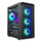 Ant Esports 205 Air ARGB (ATX) Mid Tower Cabinet (Black) - Green Apple Compunet