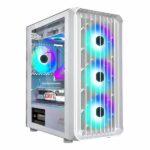 Ant Esports 205 Air ARGB Gaming Cabinet (White)