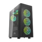 Ant Esports 250 Air ARGB (ATX) Mid Tower Cabinet (Black)