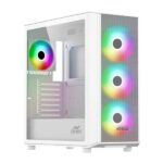 Ant Esports 411 Air ARGB (E-ATX) Mid Tower Cabinet (White)