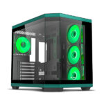 Ant Esports Ant Esports Crystal X11 (ATX) Mid Tower Cabinet (Green)