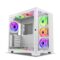 Ant Esports Crystal XL ARGB (ATX) Mid Tower Cabinet (White) - Green Apple Compunet