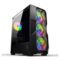 Ant Esports ICE-300 Mesh ARGB (ATX) Cabinet (Black) - Green Apple Compunet