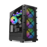 Ant Esports ICE-5000 RGB (E-ATX) Cabinet (Black)