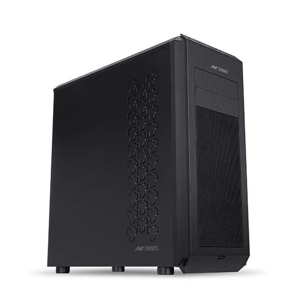 Ant Esports VANGUARD (E-ATX) Full Tower Professional Cabinet (Black) - Green Apple Compunet