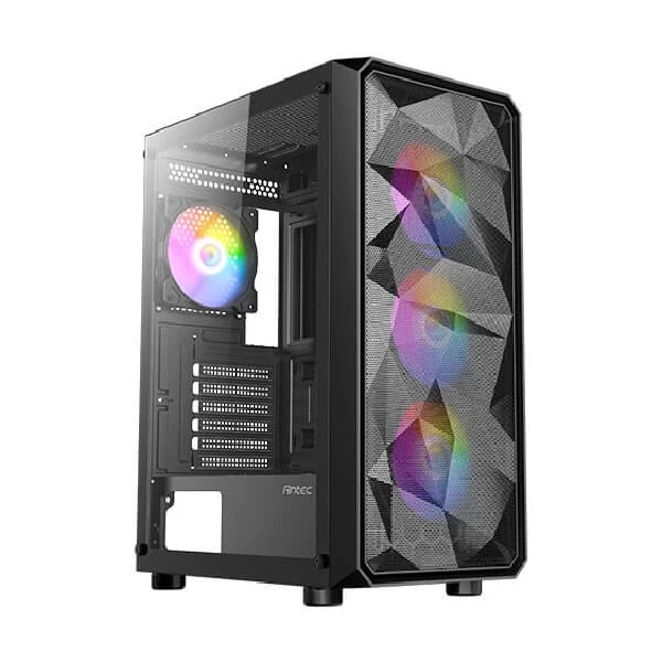 Antec AX83 RGB (E-ATX) Mid Tower Cabinet (Black) - Green Apple Compunet