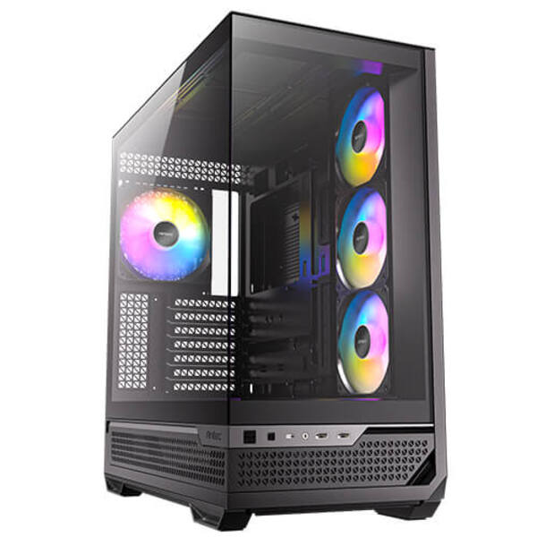 Antec C7 ARGB Mid-Tower E-ATX PC Cabinet (Black) - Green Apple Compunet