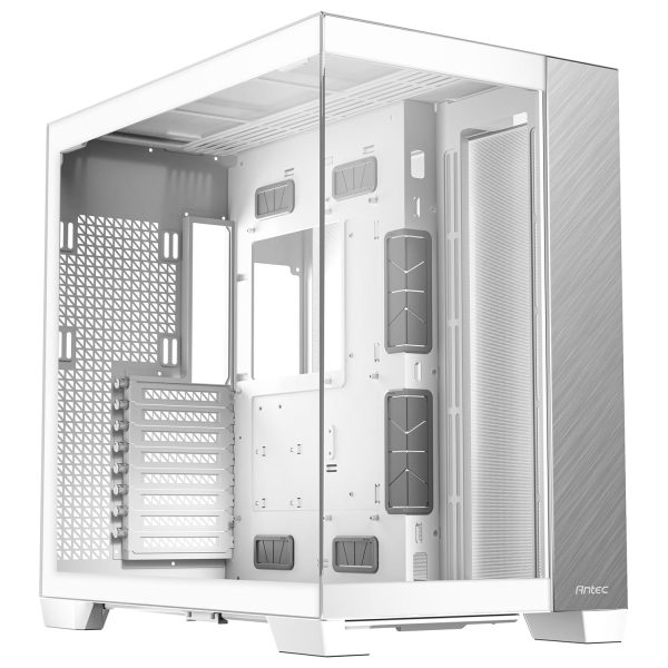 Antec C8 Full-Tower E-ATX PC Cabinet (Aluminum White) - Green Apple Compunet