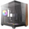 Antec CX800 Wood ARGB Mid Tower Tempered Glass PC Gaming Case (Black) - Green Apple Compunet