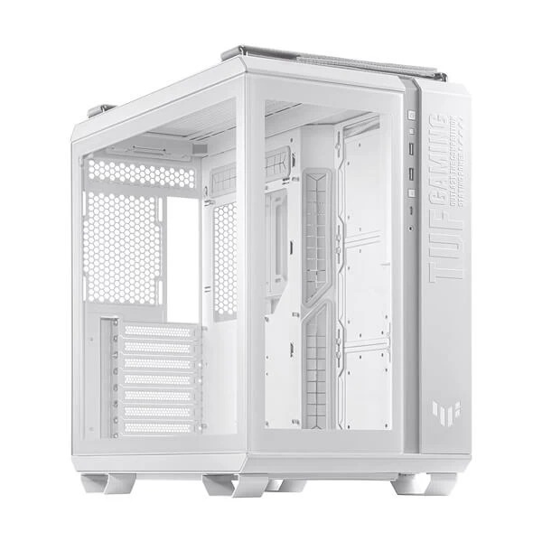 Asus TUF Gaming GT502 (ATX) Mid Tower Cabinet (White) - Green Apple Compunet