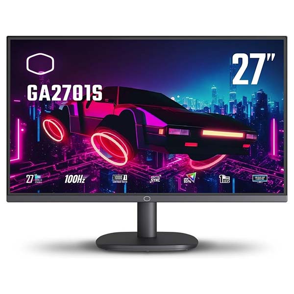 Cooler Master GA2701S 27″ Full HD 100Hz Adaptive Sync IPS Gaming Monitor - Green Apple Compunet