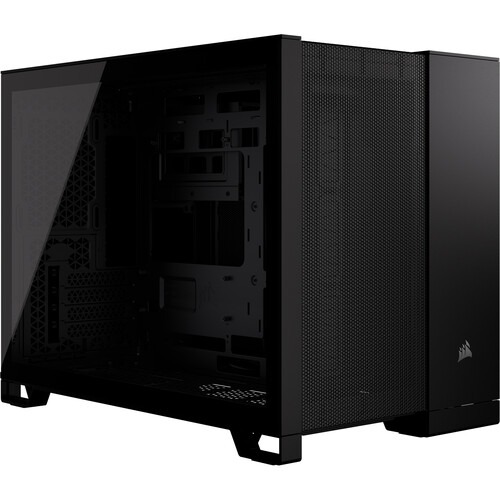 Corsair 2500D Airflow (M-ATX) Mini Tower Cabinet (Black) - Green Apple Compunet