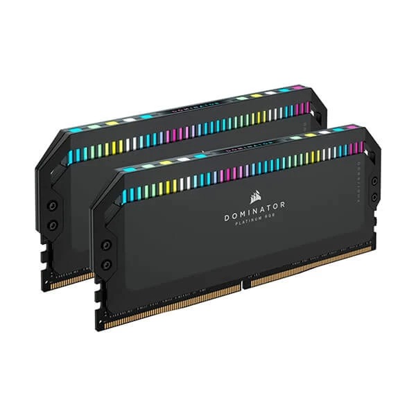 Corsair Dominator Platinum RGB 32GB (16GBx2) DDR5 6400MHz Desktop RAM (Black) - Green Apple Compunet