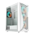 Gigabyte C301 Glass ARGB (E-ATX) Mid Tower Cabinet (White)