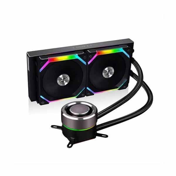 Lian Li Galahad 240 ARGB CPU Liquid Cooler With Uni Fan SL Edition (Black) - Green Apple Compunet