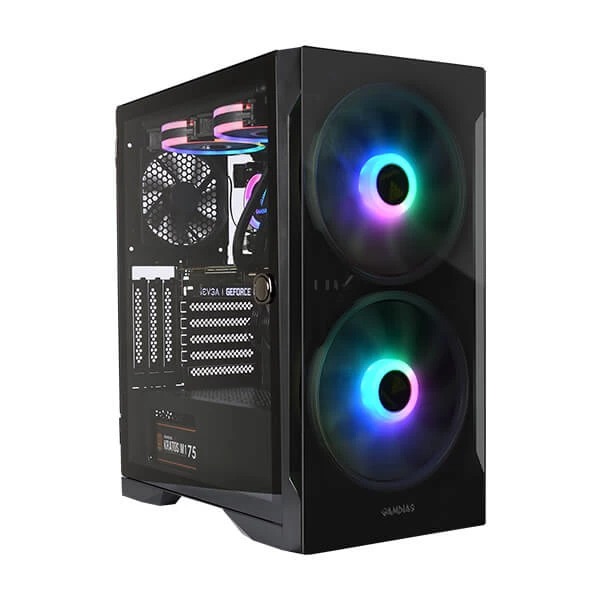 Gamdias Apollo E2 Elite ARGB Cabinet (Black)