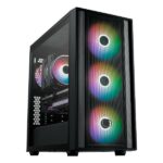 Cooler Master MasterBox 600 ARGB Tempered Glass ATX Cabinet Black