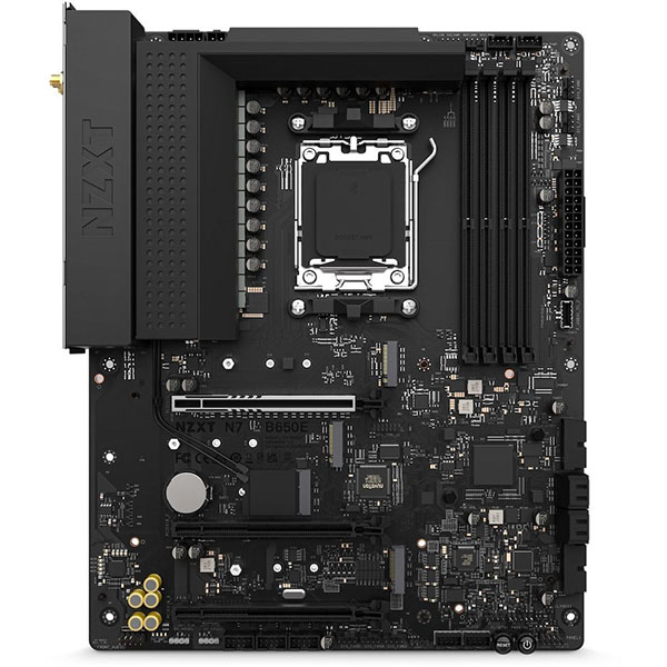 NZXT N7 B650E AMD B650 AM5 ATX Motherboard – Black - Green Apple Compunet