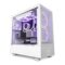 NZXT H5 Flow (E-ATX) Mid Tower Cabinet (White) - Green Apple Compunet