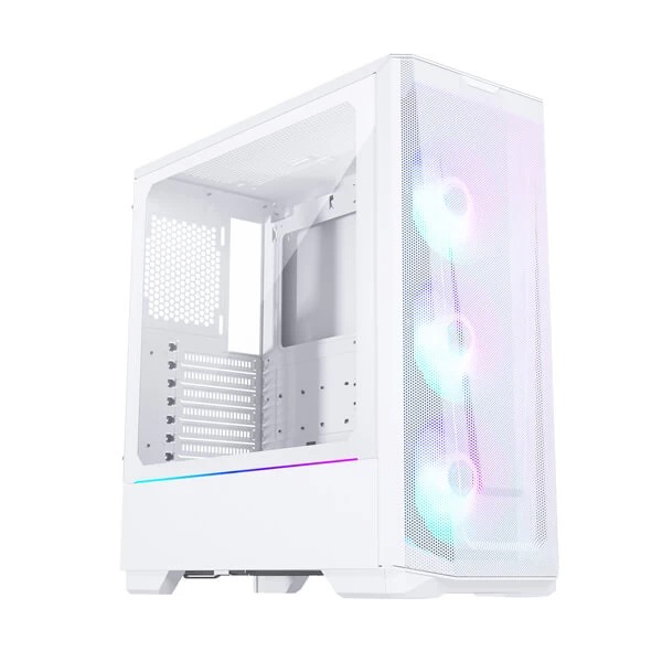 Phanteks Eclipse G360A DRGB (E-ATX) Mid Tower Cabinet (White) - Green Apple Compunet