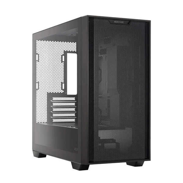 Asus A21 (M-ATX) Mid Tower Cabinet (Black) - Green Apple Compunet