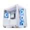 Ant Esports Crystal White RGB Gaming Cabinet - Green Apple Compunet