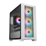 Cooler Master Elite 301 ARGB (M-ATX) Mini Tower Cabinet (White)