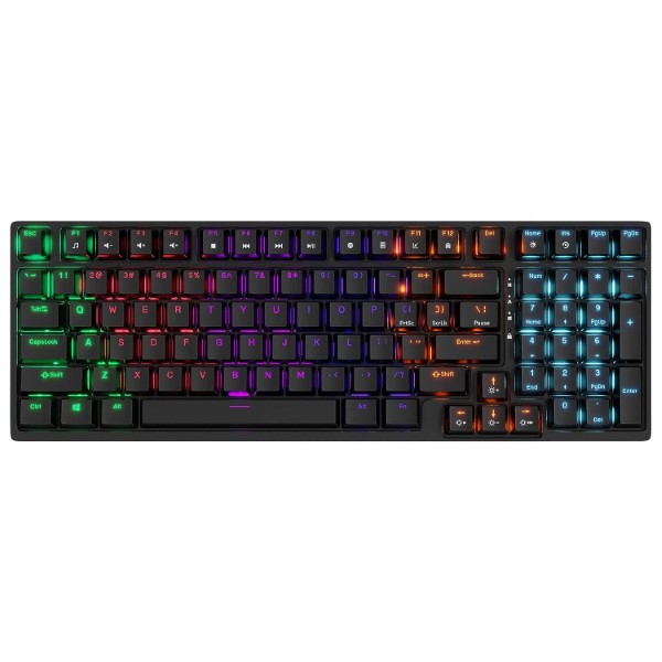 ZEBRONICS Nitro PRO Type C Gaming Mechanical Keyboard - Green Apple Compunet