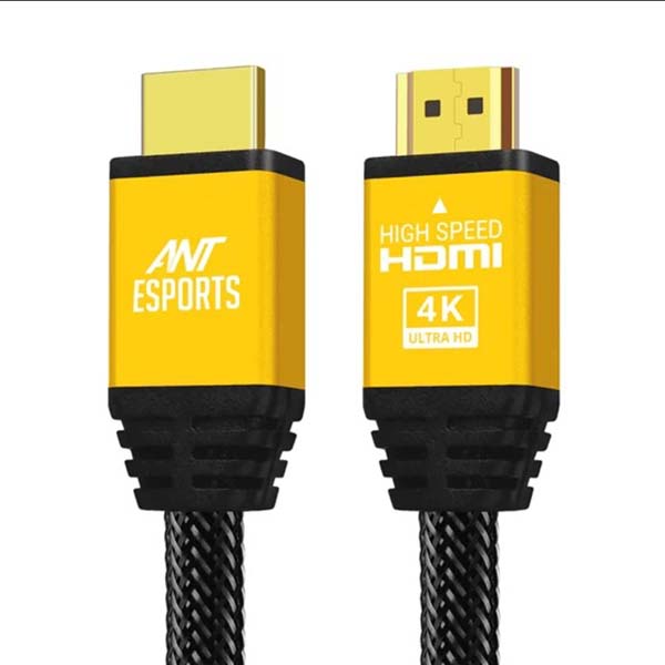 Ant Esports AEH005 10 Meter Braided HDMI Cable - Green Apple Compunet