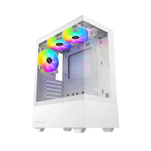 Ant Value CV100 (ATX) Mid Tower Cabinet (White) - Green Apple Compunet