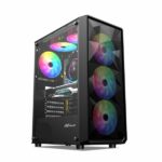 Ant Value VM41 ATX Mid-Tower Computer Case Gaming Cabinet (Black)