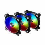 Lian Li Bora Digital Black 120mm ARGB Cabinet Fan (Triple Pack)