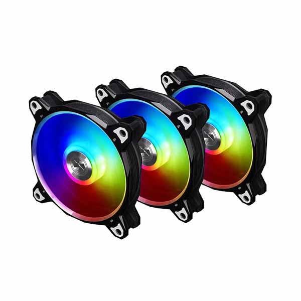 Lian Li Bora Digital Black 120mm ARGB Cabinet Fan (Triple Pack) - Green Apple Compunet