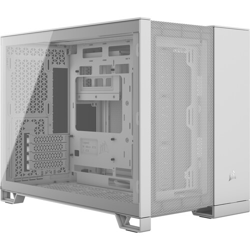 Corsair 2500D Airflow (M-ATX) Mini Tower Cabinet (White) - Green Apple Compunet