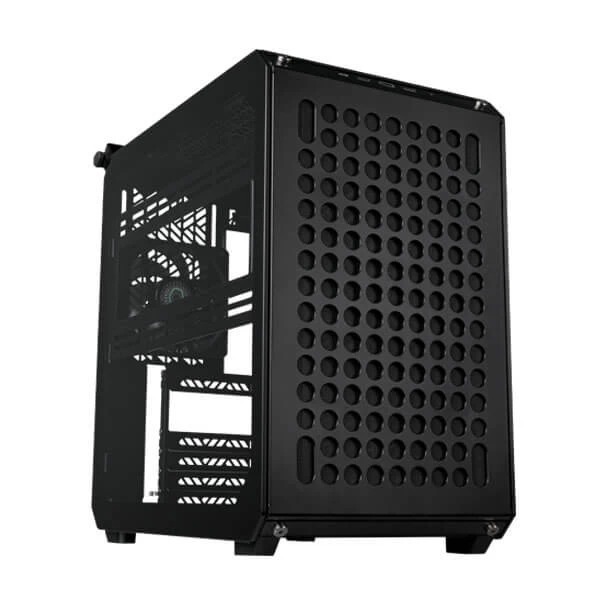 Cooler Master Qube 500 Flatpack (ATX) Mid Tower Cabinet (Black) - Green Apple Compunet