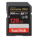 SanDisk 128GB Extreme Pro SDHC UHS-I/U3 V30 Class 10 Memory Card