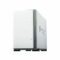 Synology DiskStation DS223J Network Attached Storage Drive (White) - Green Apple Compunet