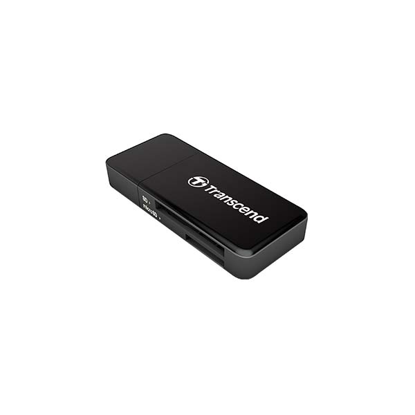 Transcend TS-RDF5K USB 3.1 Gen 1 Card Reader (Black) - Green Apple Compunet