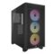 Corsair 3000D RGB Airflow Mid-Tower (ATX) Cabinet (Black) - Green Apple Compunet