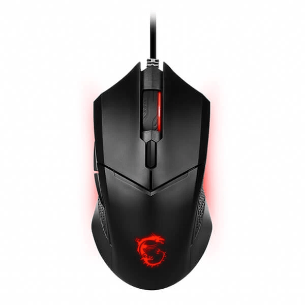 MSI Clutch GM08 Optical Wired Gaming Mouse with Red LED - Green Apple Compunet