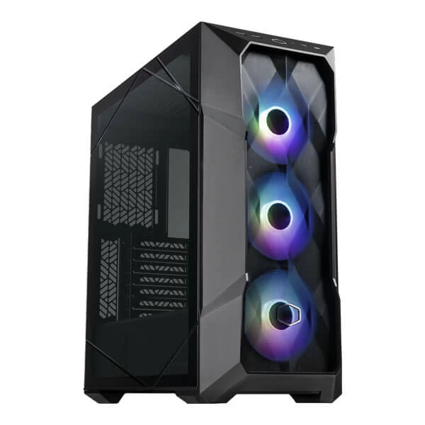 Cooler Master MasterBox TD500 Mesh V2 ARGB (E-ATX) Mid Tower Cabinet (Black) - Green Apple Compunet