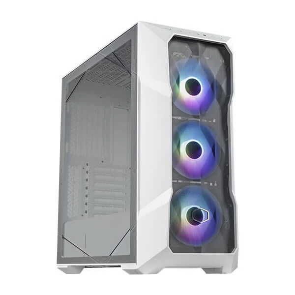 Cooler Master MasterBox TD500 Mesh V2 ARGB (E-ATX) Mid Tower Cabinet (White) - Green Apple Compunet