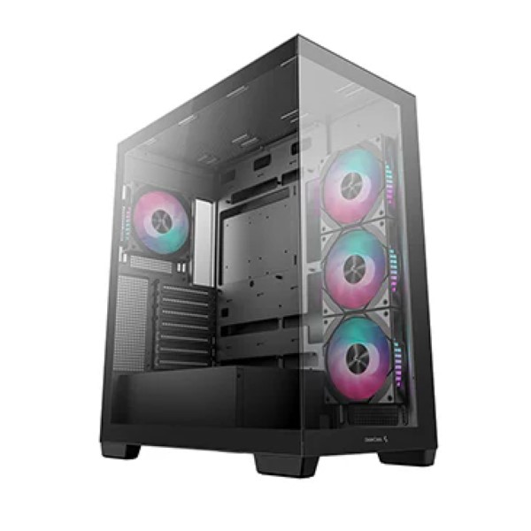 DeepCool CG580 4F Panaromic ATX PC Cabinet – Black