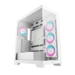 DeepCool CG580 4F Panaromic ATX PC Cabinet – White