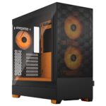 Fractal Design Pop Air RGB Orange Core TG Clear Tint Case