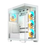 Gigabyte C500 Panoramic Stealth ICE Mid Tower ATX Cabinet (White)